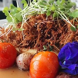 Download the Crispy Bulalo and Marrow Flan recipe PDF